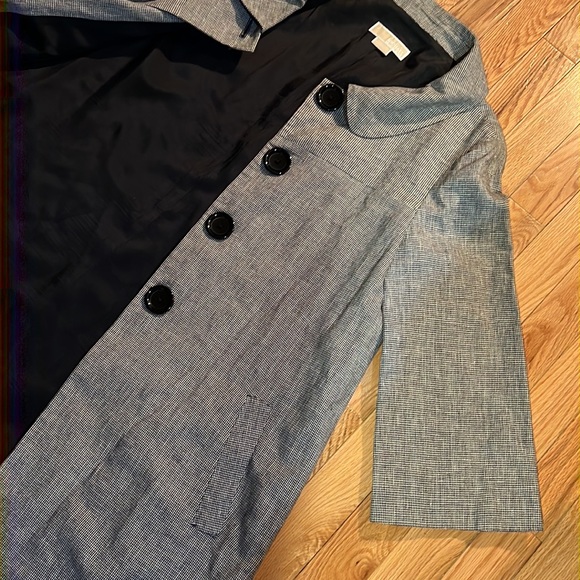 Michael Kors fantastic lightweight trench coat cotton size medium - Picture 4 of 6